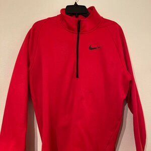 Nike Dri Fit 3/4 zip top Large